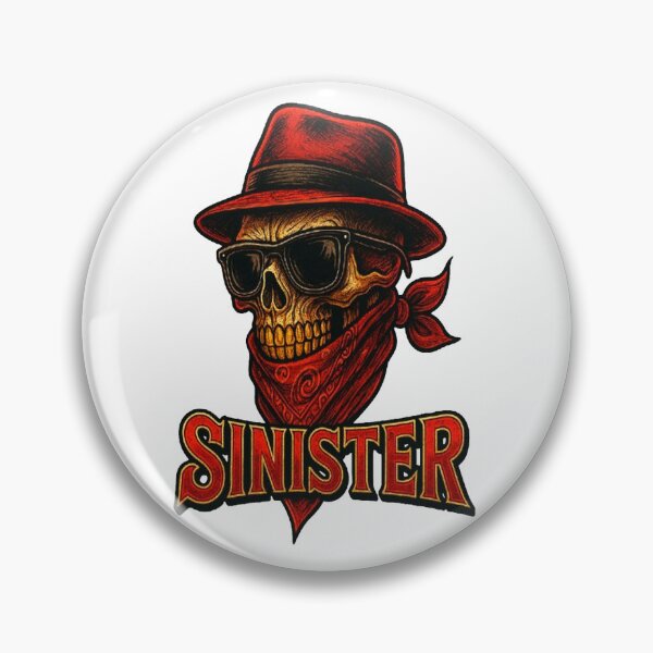 Item preview, Sinister Skull Classic Logo designed and sold by Sinister prints.