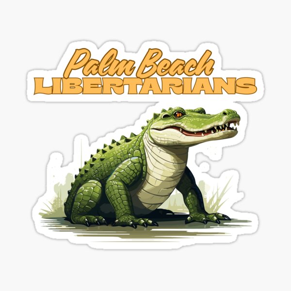 Item preview, Palm Beach Libertarians – Gator Design designed and sold by Lisa Liberty.