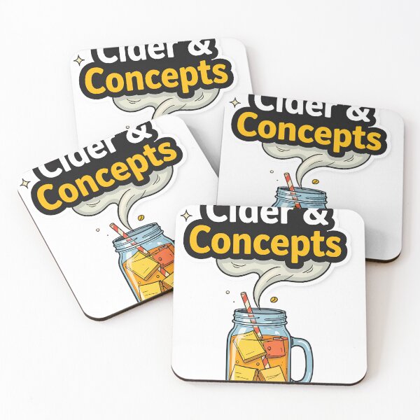 Item preview, Stylized Mason Jar with Cider, Ice Cubes, and Striped Straw designed and sold by Creative88Art.