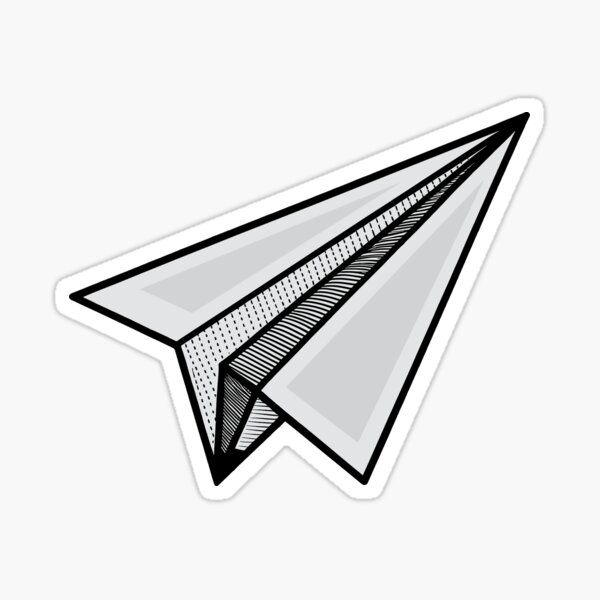 Item preview, Paper Airplane Drawing Illustration. designed and sold by NayemArts.