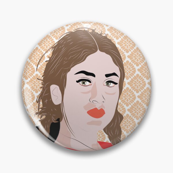 Item preview, A digital portrait of the Indian actress Kareena Kapoor with an Indian-inspired background pattern. designed and sold by  beba.universe222.