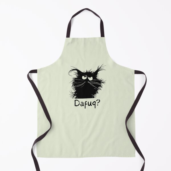 Item preview, Dafuq? Angry black cat designed and sold by FatBirdie.