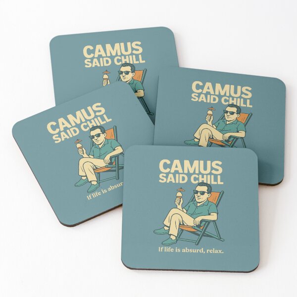 Item preview, Camus Said Chill – Absurdist Philosophy Humor Shirt designed and sold by PHILOSOPHY-SWAG.