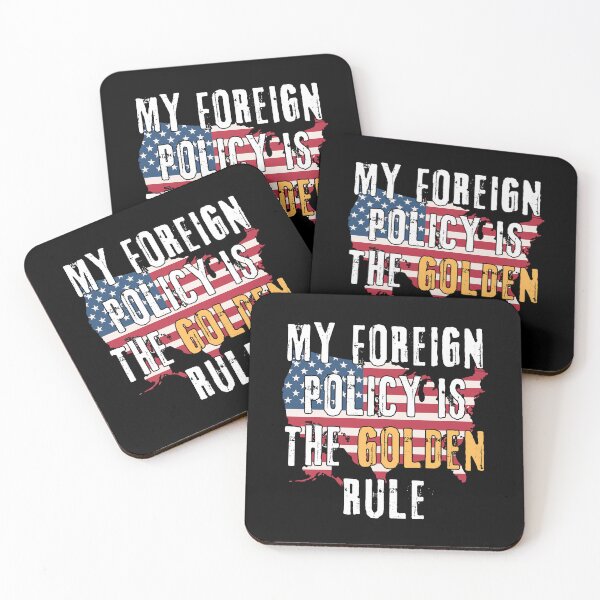 Item preview, My Foreign Policy Is the Golden Rule designed and sold by Lisa Liberty.