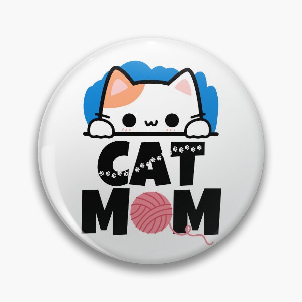 Item preview, Cat Mom Peeking Cat Tortoiseshell designed and sold by LagomCreative.