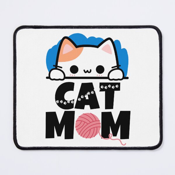 Item preview, Cat Mom Peeking Cat Tortoiseshell designed and sold by LagomCreative.