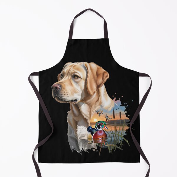Item preview, Yellow Labrador and Wood Duck Sunrise designed and sold by LifeCrush.