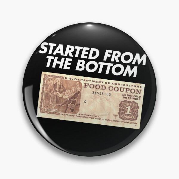 Item preview, Started From Food Stamp designed and sold by BangerSupply.