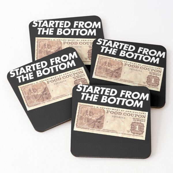 Item preview, Started From Food Stamp designed and sold by BangerSupply.
