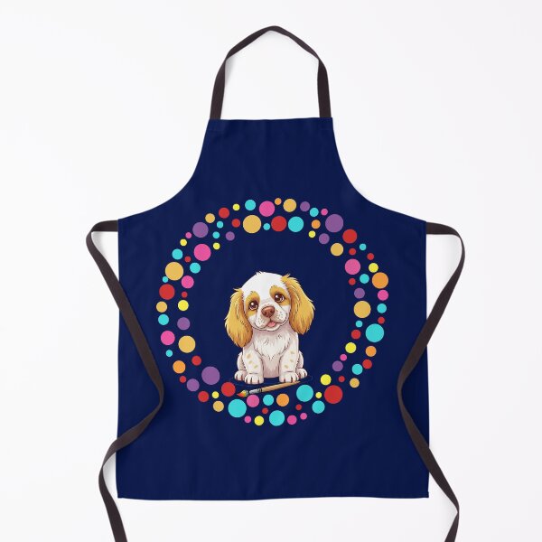 Item preview, Celebrate Dot Day with My Clumber Spaniel | Colorful Dog Art designed and sold by The Real Life Symphony.