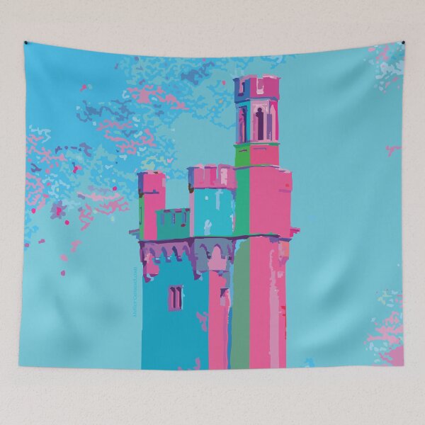 Item preview, The "Mäuseturm" in the UNESCO World Heritage Site "Upper Middle Rhine Valley”, if it was a flower. designed and sold by The Rhine in my suitcase.