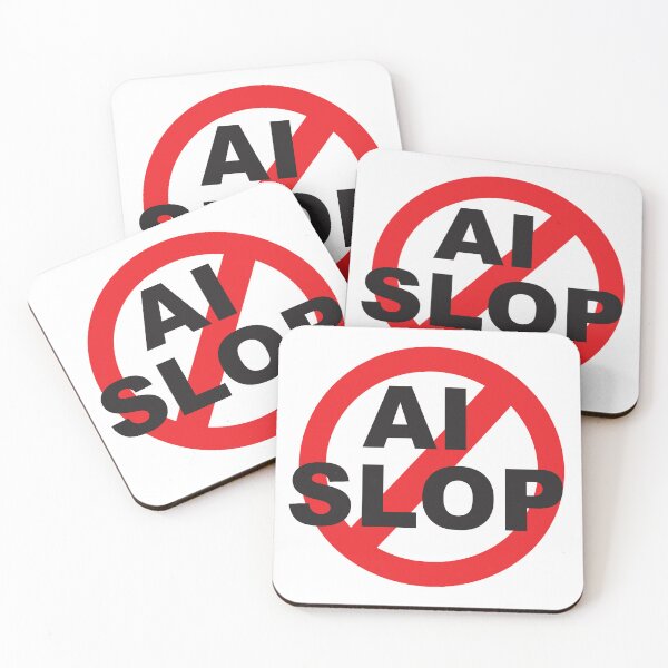 Item preview, No AI Slop designed and sold by Kaptain Krunchflakes.