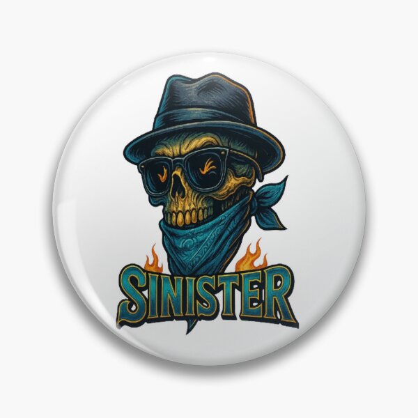 Item preview, Sinister Skull Gangster designed and sold by Sinister prints.