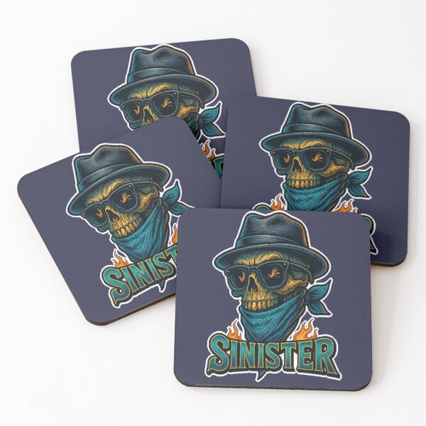 Item preview, Sinister Skull Gangster designed and sold by Sinister prints.