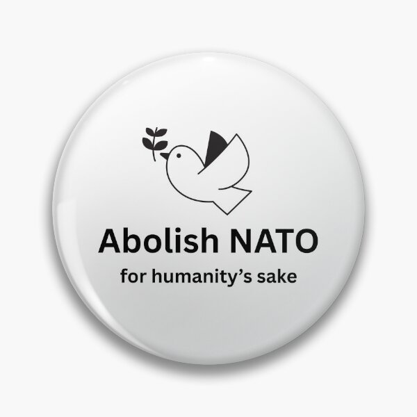 Item preview, Abolish NATO for Humanity’s Sake – Dove of Peace designed and sold by Lisa Liberty.