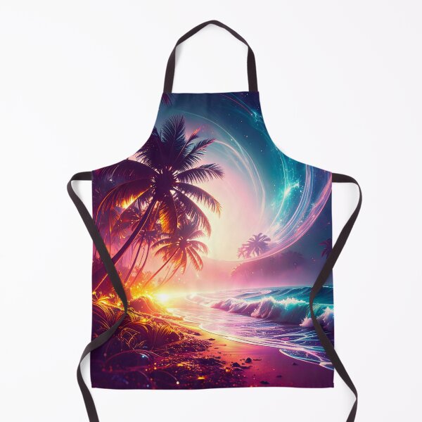 Item preview, Mystical Palm Beach: Tropical serenity with a dreamy glow designed and sold by OttensPixels.