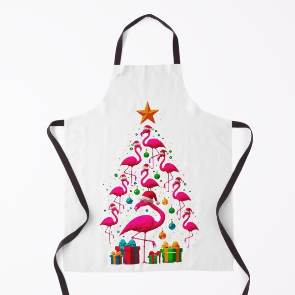 Artikelvorschau, Rosa Flamingo Weihnachtsbaum Niedliche Flamingos Weihnachtsdekor entworfen und verkauft von clothesy7.