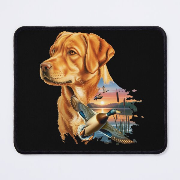 Item preview, Fox Red Labrador and Flying Mallard Sunrise designed and sold by LifeCrush.
