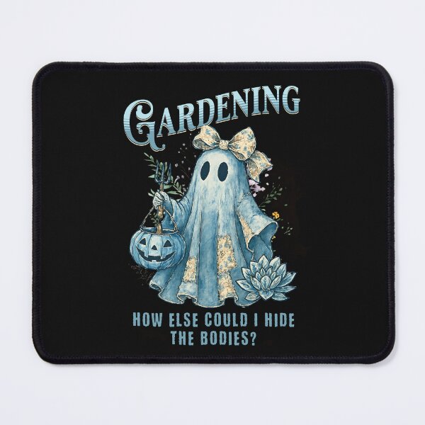 Item preview, Ghostly Gardening Humor – Halloween Floral Design designed and sold by AwesomeBeyondLimits.