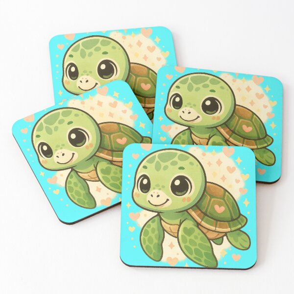 Item preview, Kawaii Baby Sea Turtle – chibi mascot designed and sold by Meiersbeste.