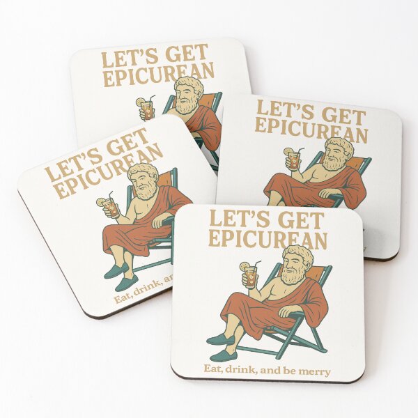 Item preview, Let’s Get Epicurean – Ancient Philosophy Humor designed and sold by PHILOSOPHY-SWAG.