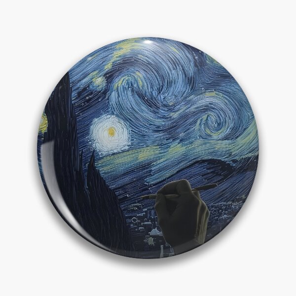 Item preview, Point Of View of Vincent van Gogh painting the Starry Night  designed and sold by aerys06.