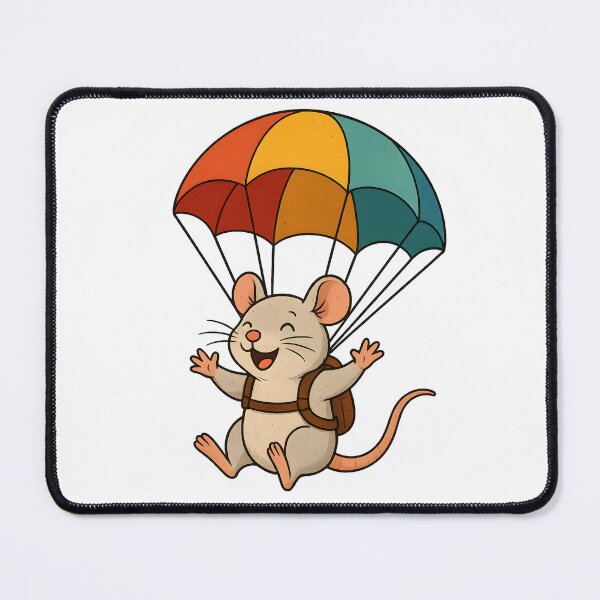Item preview, Cute Pet Rat Skydiving Adventure designed and sold by Unsure-Squash.