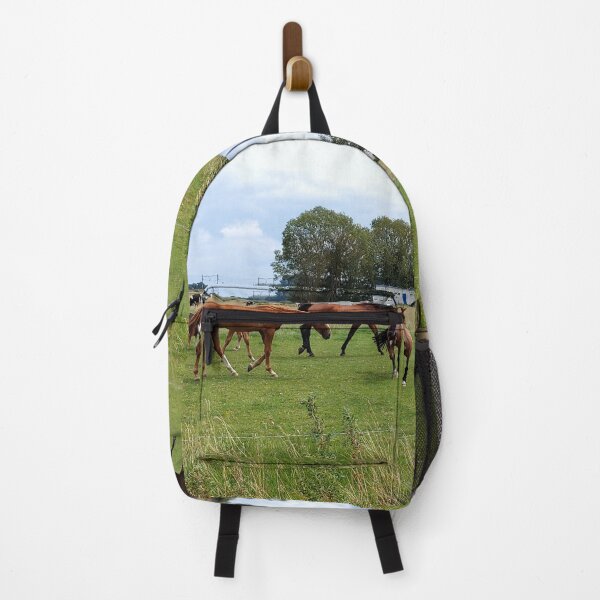 Item preview, Horses Enjoying the Day in Summertime designed and sold by hajarsdeco.
