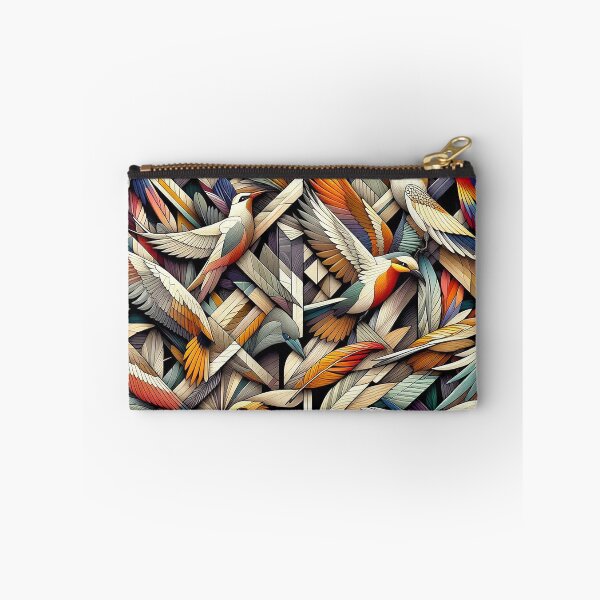 Item preview, The Hidden Birds of the Forest in geometric shapes designed and sold by nikkolaus.
