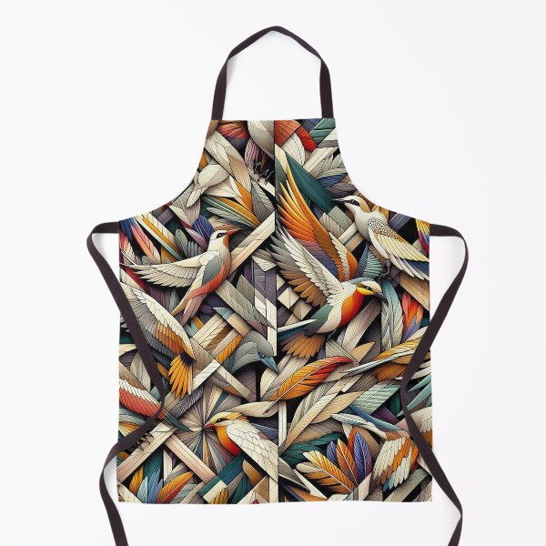 Item preview, The Hidden Birds of the Forest in geometric shapes designed and sold by nikkolaus.