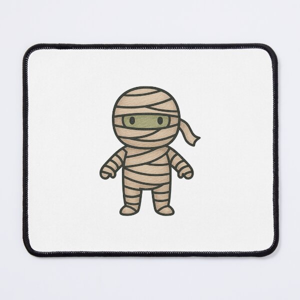 Item preview, Cute Mummy Illustration – Spooky Halloween Wrapped Monster Art designed and sold by Vendeloc.