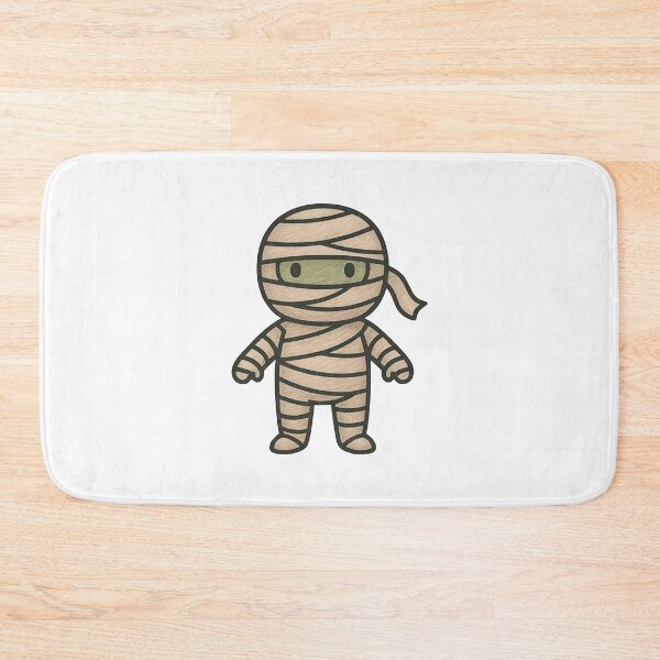 Item preview, Cute Mummy Illustration – Spooky Halloween Wrapped Monster Art designed and sold by Vendeloc.