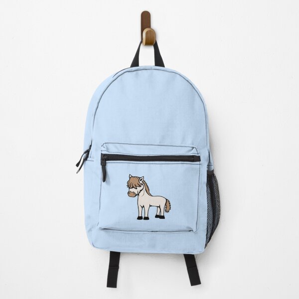 Item preview, Horse Cute Long Bob Cut Hair Happy Smile Drawing designed and sold by shirt-o-mat.