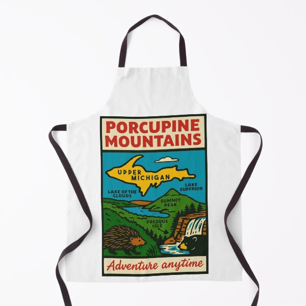 Item preview, Porcupine Mountains Michigan Decal designed and sold by Decal Mania.