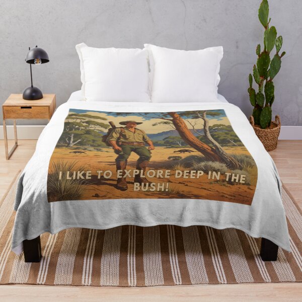 Item preview, I like to explore deep in the bush! designed and sold by NicMacTees.