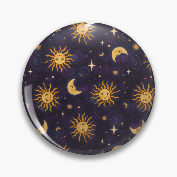 Item preview, Celestial Whimsy Pattern Purple and Gold designed and sold by Ellador.