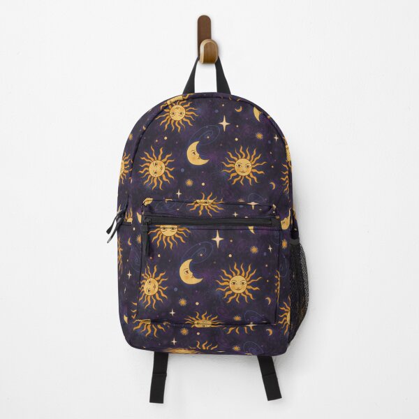 Item preview, Patrón Celestial Whimsy morado y dorado designed and sold by Ellador.