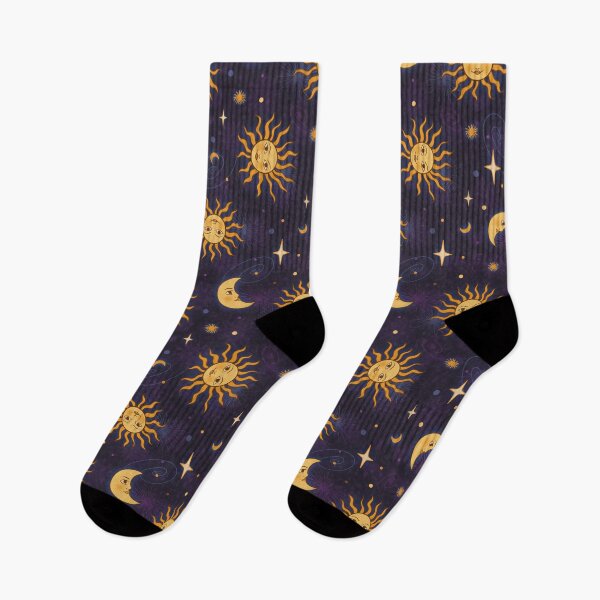 Item preview, Celestial Whimsy Pattern Purple and Gold designed and sold by Ellador.