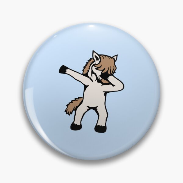 Item preview, Horse Dabbing Dab Dance Pose Long Bob Cut Hair designed and sold by shirt-o-mat.