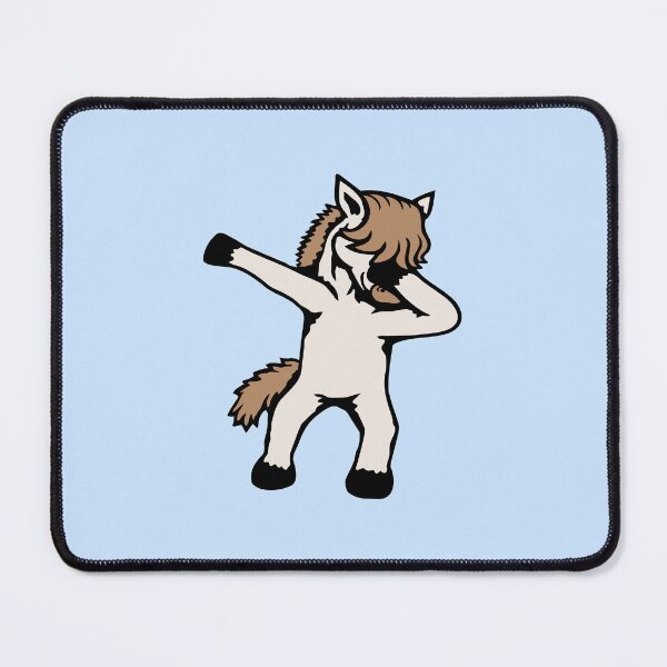 Item preview, Horse Dabbing Dab Dance Pose Long Bob Cut Hair designed and sold by shirt-o-mat.