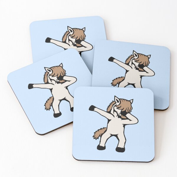 Item preview, Horse Dabbing Dab Dance Pose Long Bob Cut Hair designed and sold by shirt-o-mat.