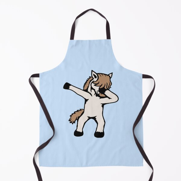 Item preview, Horse Dabbing Dab Dance Pose Long Bob Cut Hair designed and sold by shirt-o-mat.