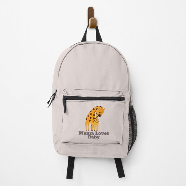 Item preview, Mama Loves Baby – Mama and Baby Giraffe Design designed and sold by Novel Works Studio.