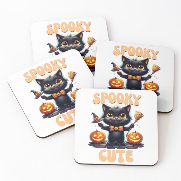 Item preview, Cute and creepy black cat designed and sold by JonysCreativeDesigns.