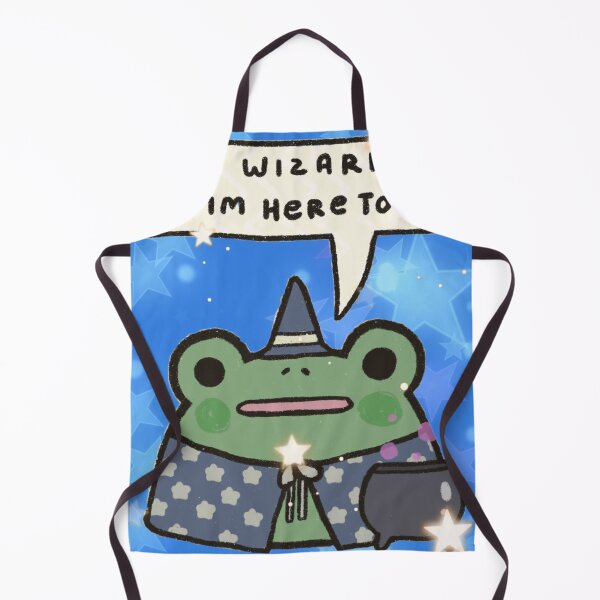 Item preview, Cute Wizard Frog – Magical Fantasy Cartoon Illustration designed and sold by Heavenly-Cloudz.