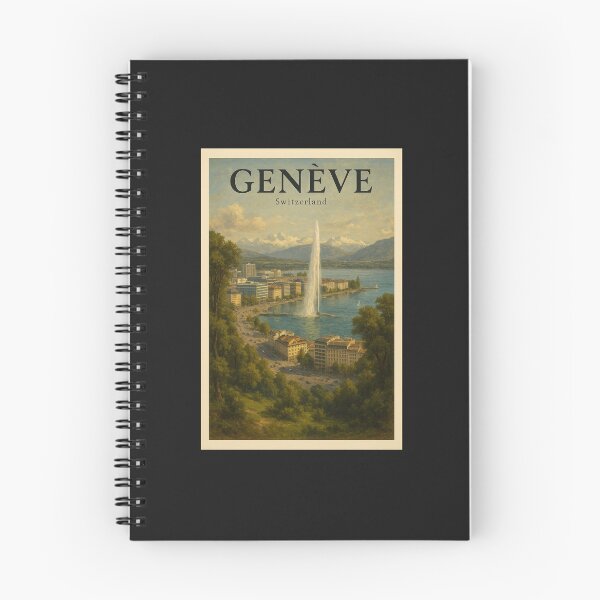 Item preview, Vintage Poster of Geneva’s Jet d’Eau designed and sold by Arcadja.