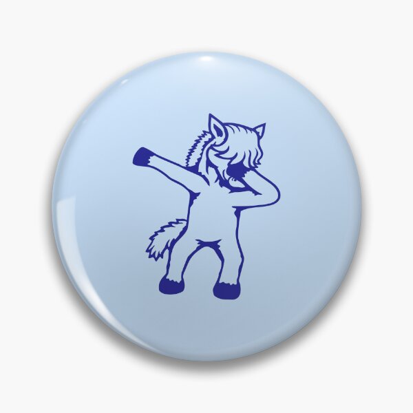 Item preview, Horse Dabbing Dab Dance Pose Long Bob Cut Hair designed and sold by shirt-o-mat.