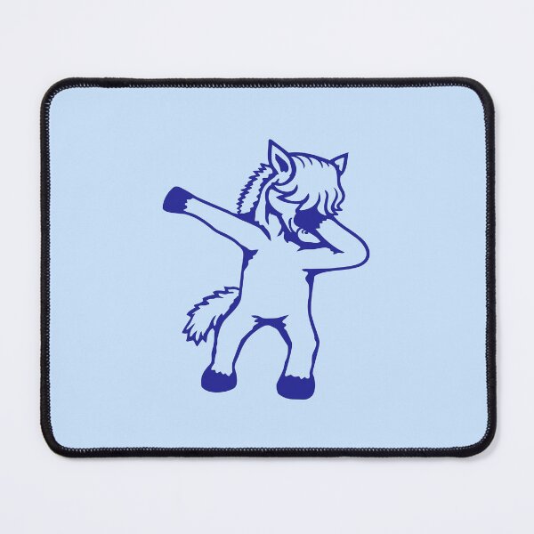 Item preview, Horse Dabbing Dab Dance Pose Long Bob Cut Hair designed and sold by shirt-o-mat.