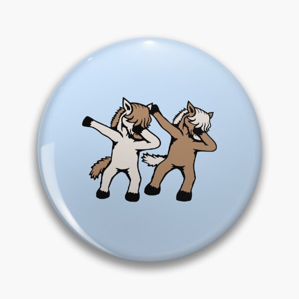 Item preview, 2 Horse Dabbing Friends Dab Dance Pose Bob Cut Team designed and sold by shirt-o-mat.