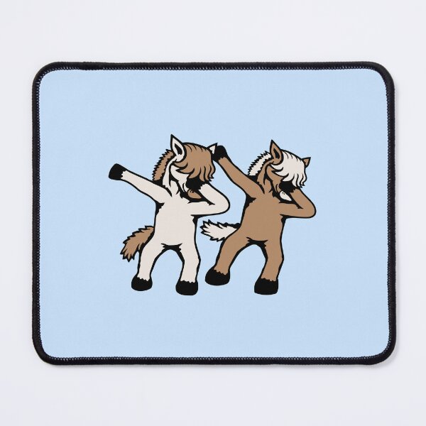 Item preview, 2 Horse Dabbing Friends Dab Dance Pose Bob Cut Team designed and sold by shirt-o-mat.